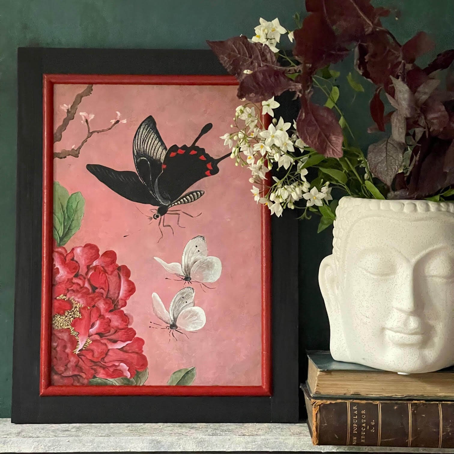 Red Peony- Artwork by ArtDecore (Kent and London)
