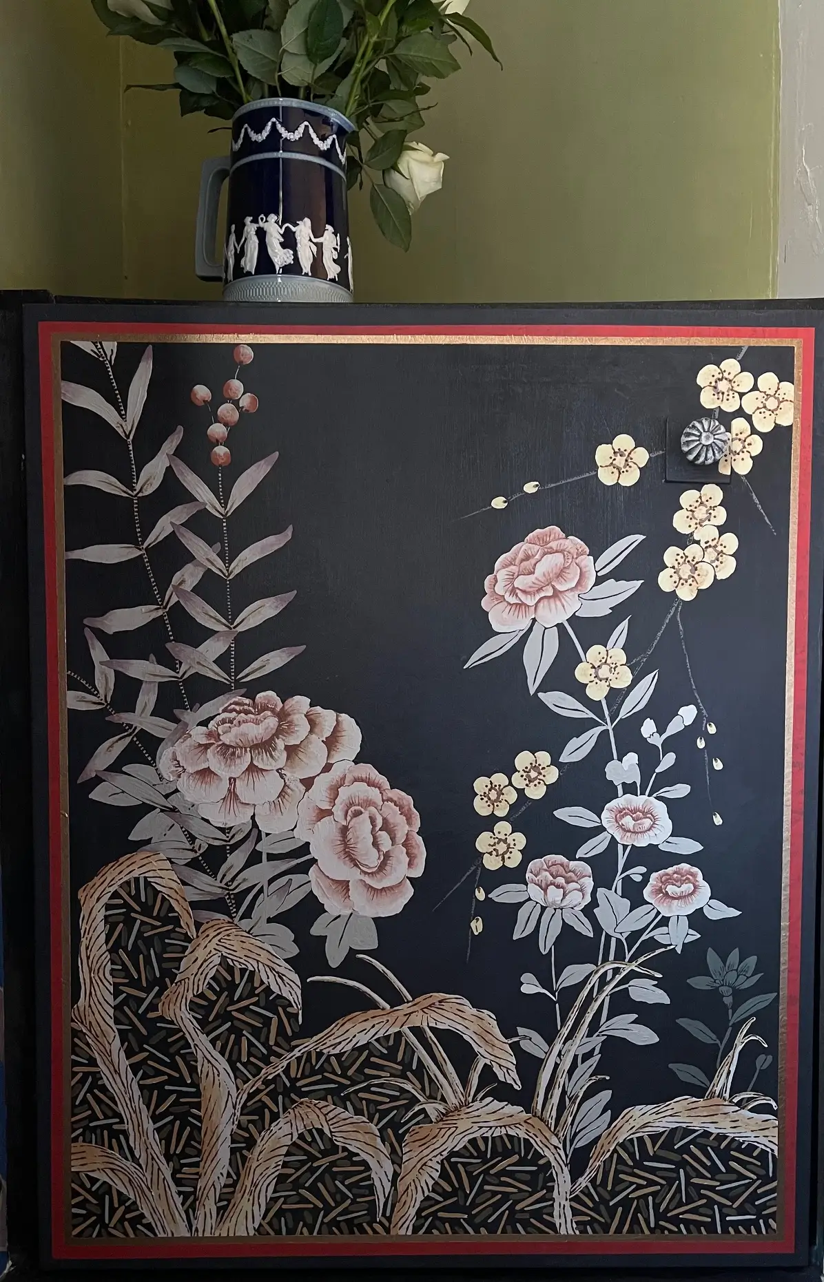 Drinks Cabinet Mural by Claire Carruthers