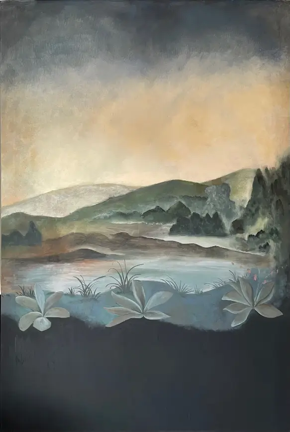 Highland Hand Painted Mural