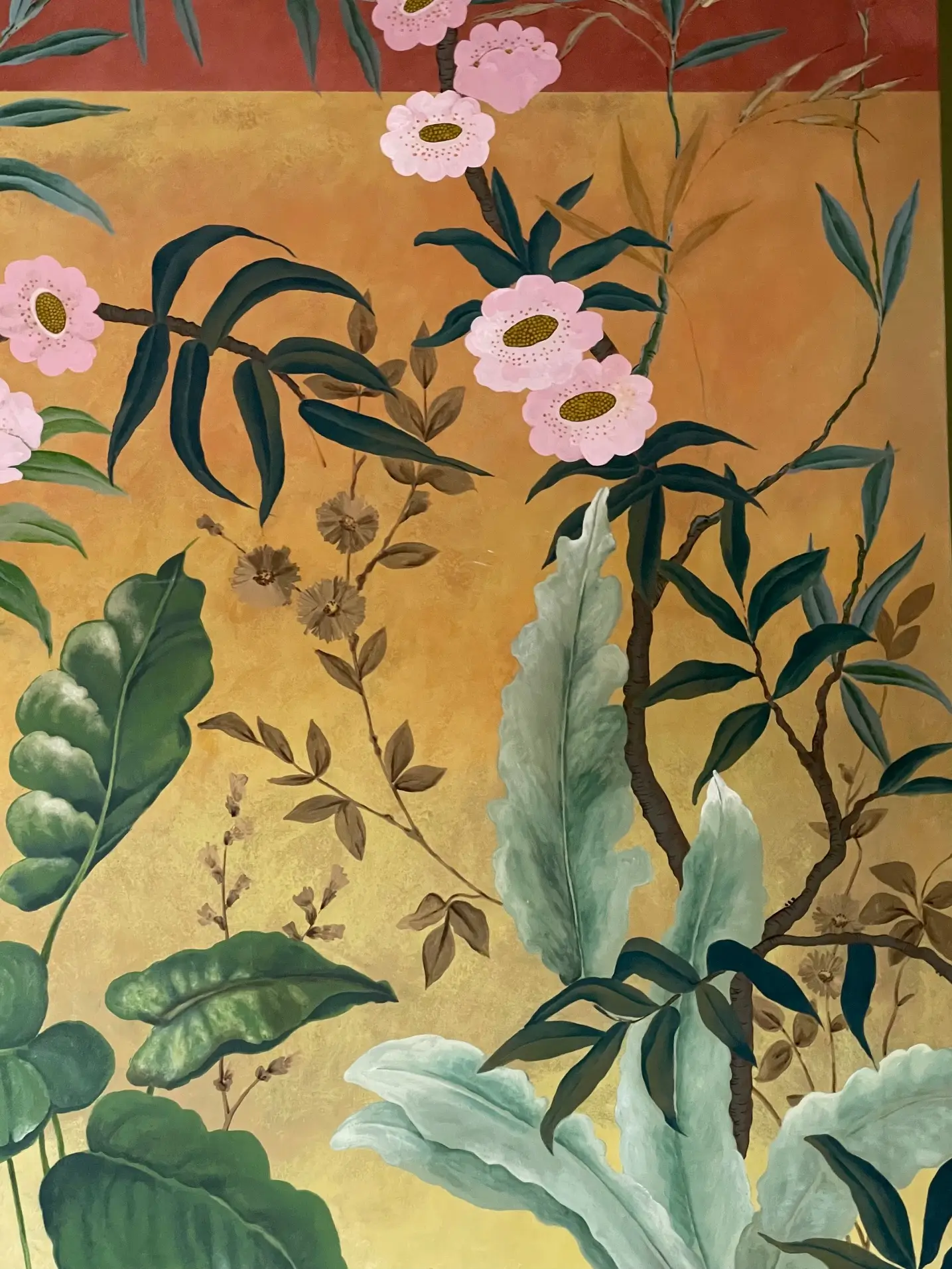 Tropical Jungleoiserie Mural