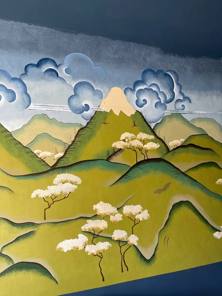 Landscape Mural Local Kent Artist
